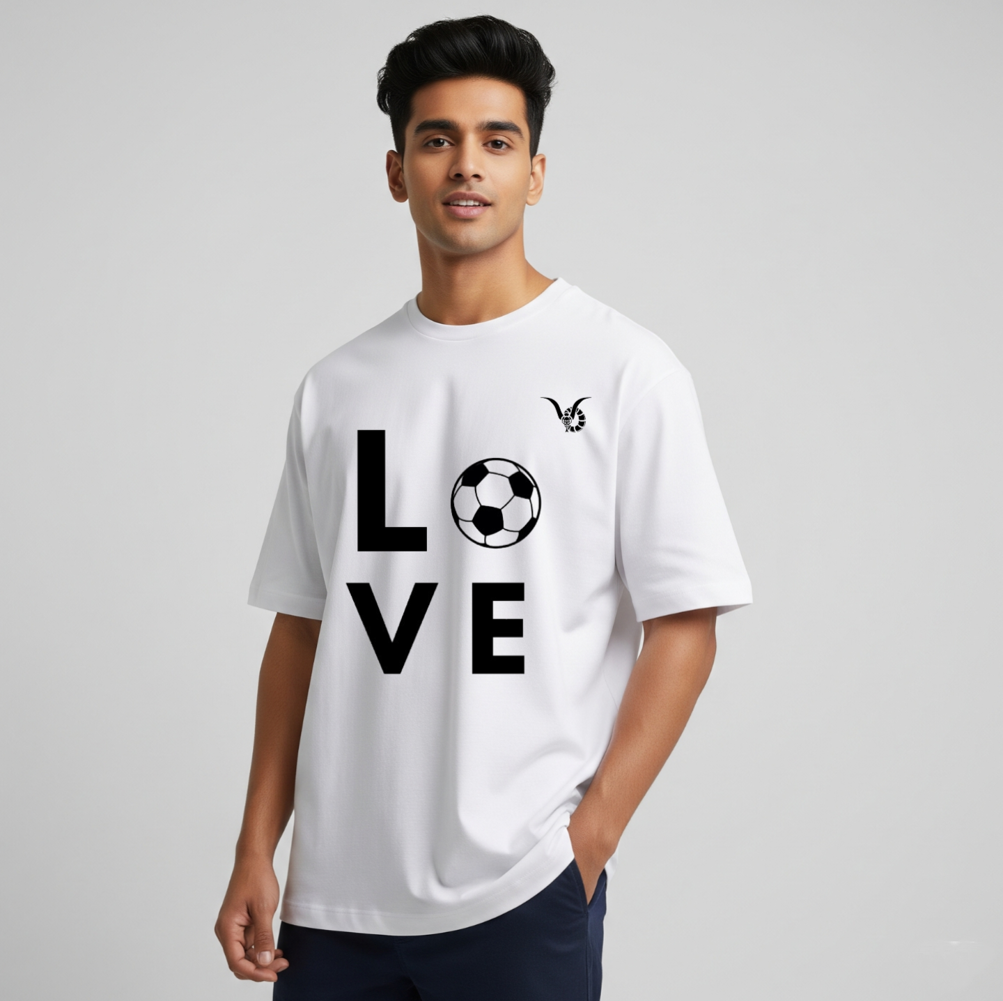 Game on Love Unisex Oversize T- Shirt